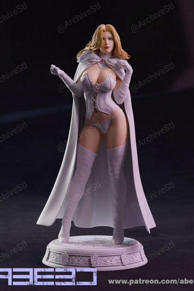 X战警 艾玛·弗罗斯特（Emma Frost）3D打印图纸